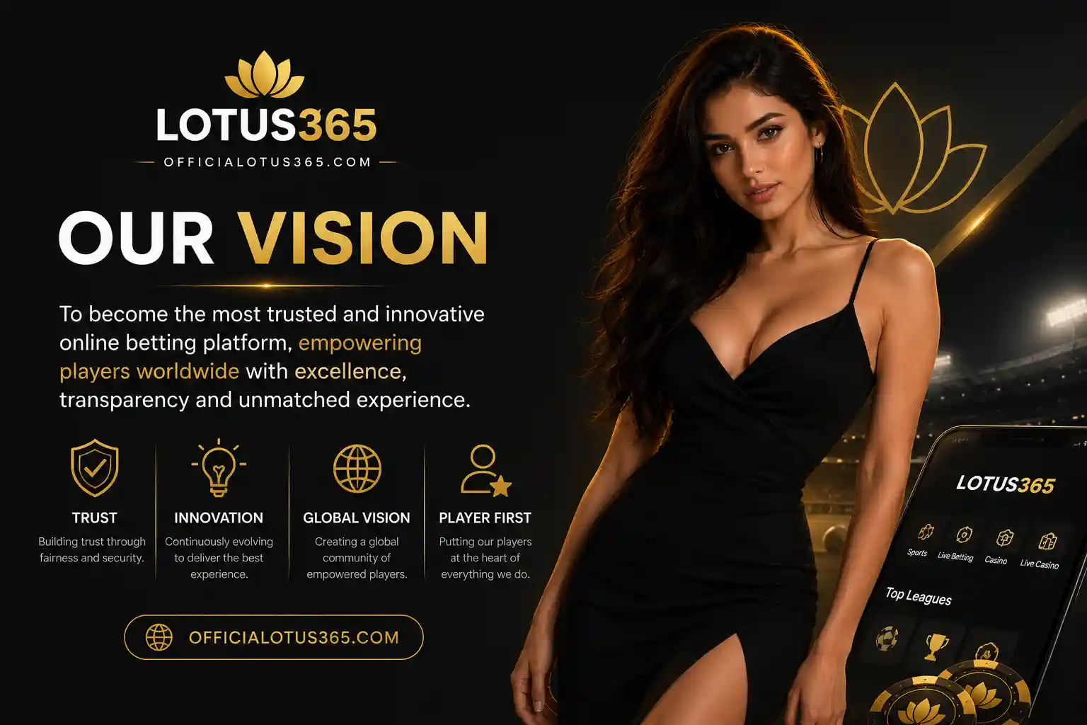 Our Vision Lotus365 Banner by Officialotus365.com