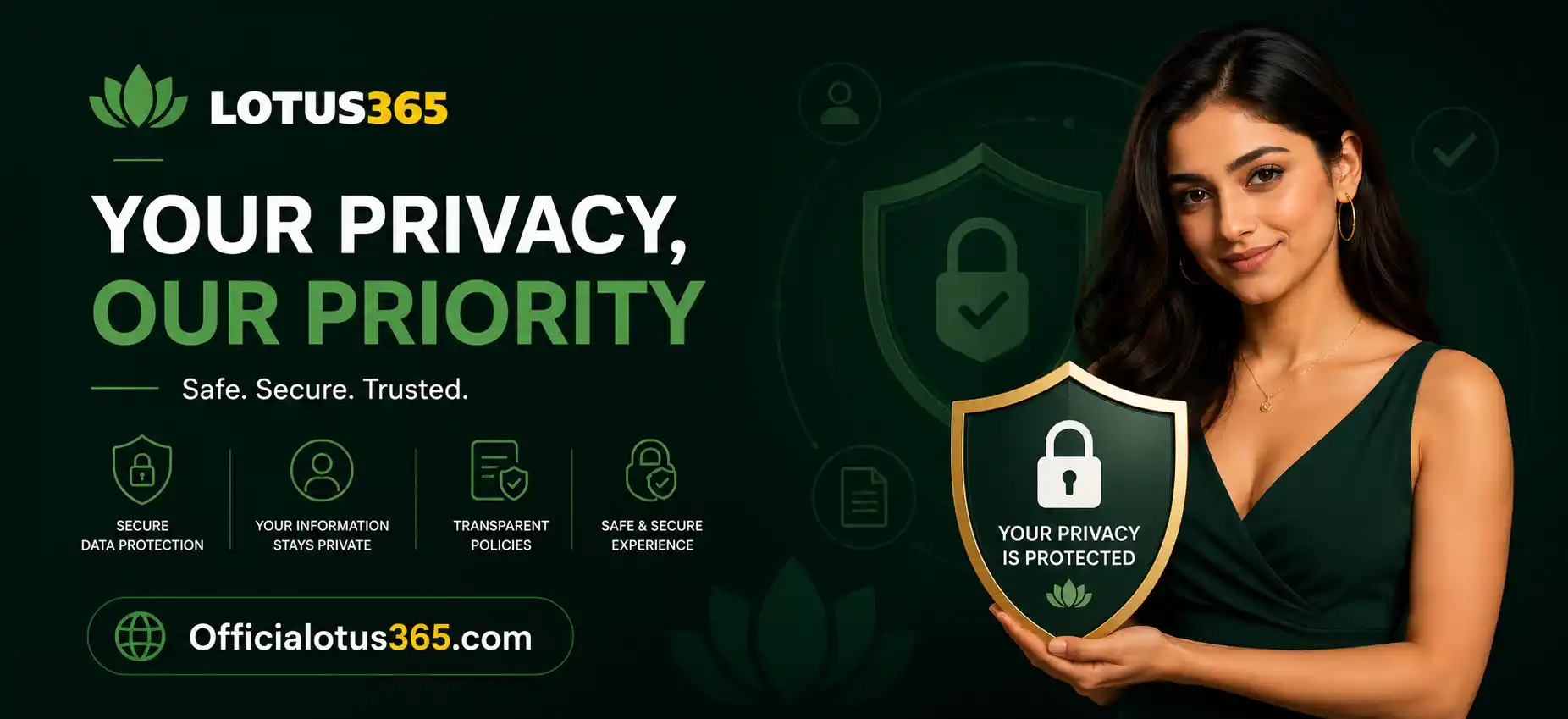 Privacy Policy Banner by Officialotus365
