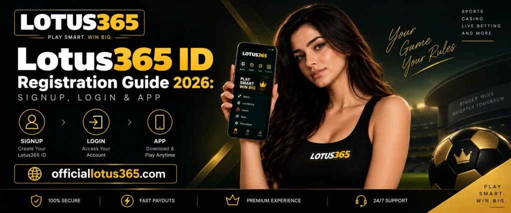 Lotus365 ID Registration Guide 2026 Banner by Officialotus365
