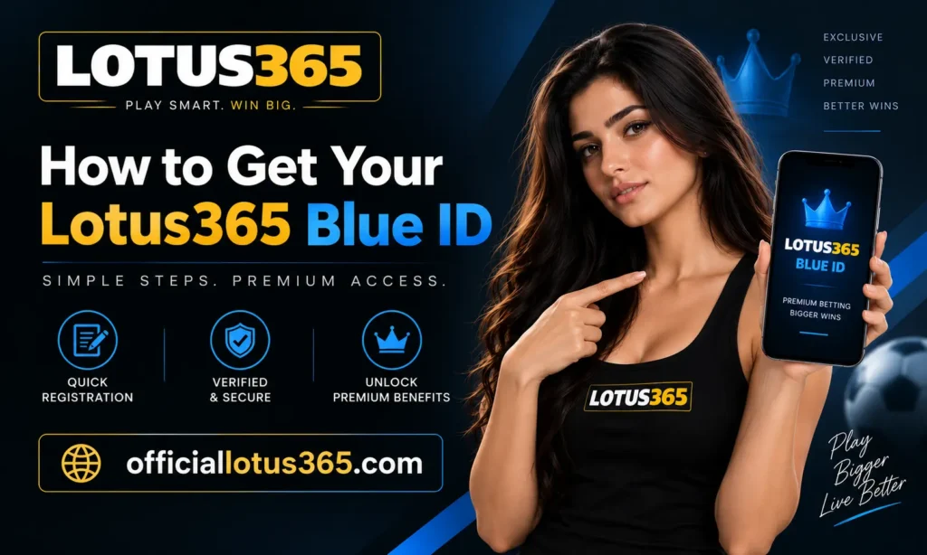 how to get Lotus365 blue ID banner by officialotus365
